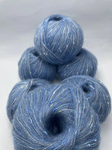 Klavuzlu İnce Moher Yün İp 652 Gram KİM58