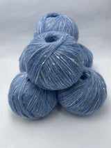 Klavuzlu İnce Moher Yün İp 652 Gram KİM58