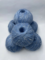 Klavuzlu İnce Moher Yün İp 652 Gram KİM58