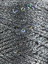 Zümrüt Makrome Simli-Pullu