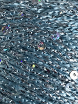 Zümrüt Makrome Simli-Pullu