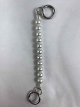 İncili Çanta Sapı Gümüş 20 cm