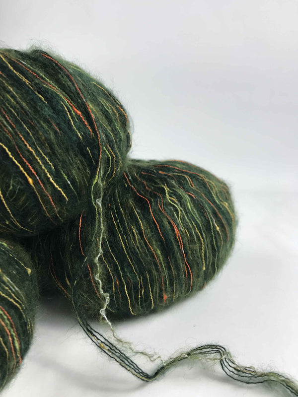 Klavuzlu İnce Moher Yün İp 370 Gram KİM11