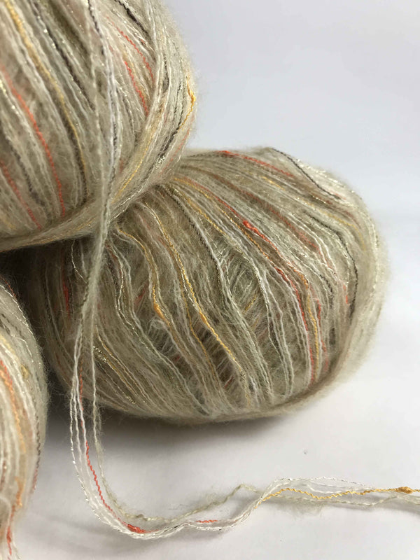 Klavuzlu İnce Moher Yün İp 366 Gram KİM13