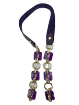 Akrilik Çanta Sapı Mor 3x 70 (12)