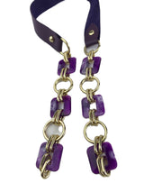 Akrilik Çanta Sapı Mor 3x 70 (12)