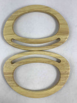 Ahşap Çanta Sapı Oval 17x12 Cm