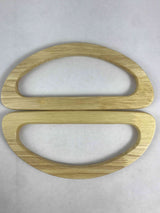 Ahşap Çanta Sapı Yarım Ay 20x8 Cm
