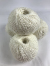 Klavuzlu Pullu Yün İp 428 Gram KP23 (Krem)