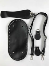 Deri Oval Çanta Yapım Seti Kapaklı (27x13)