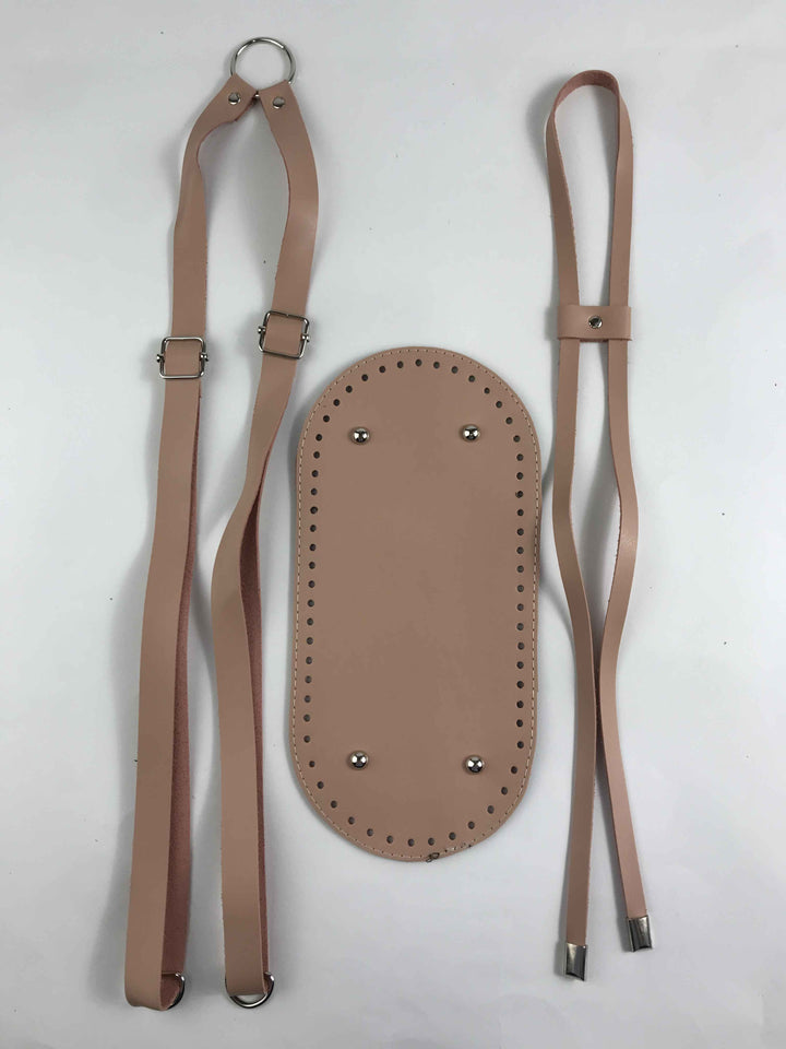 Deri Oval Halkalı Sırt Çanta Yapım Seti (27x13)