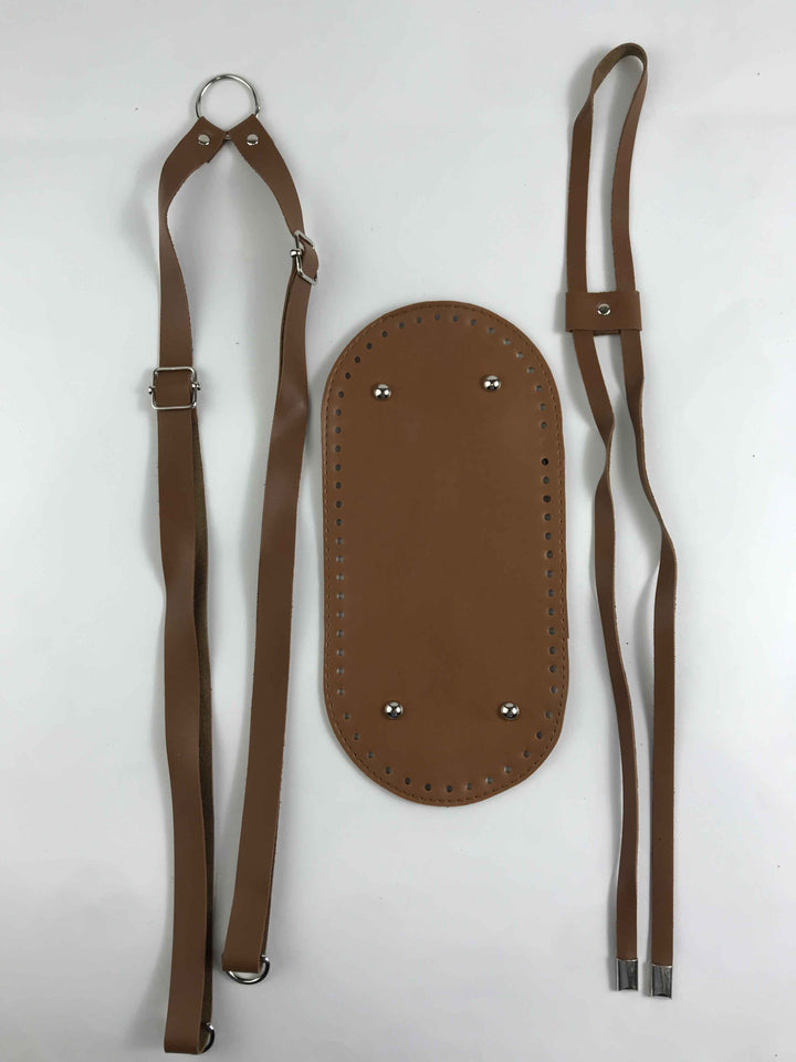 Deri Oval Halkalı Sırt Çanta Yapım Seti (27x13)
