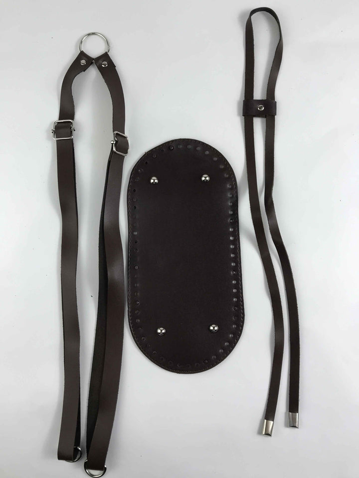 Deri Oval Halkalı Sırt Çanta Yapım Seti (27x13)