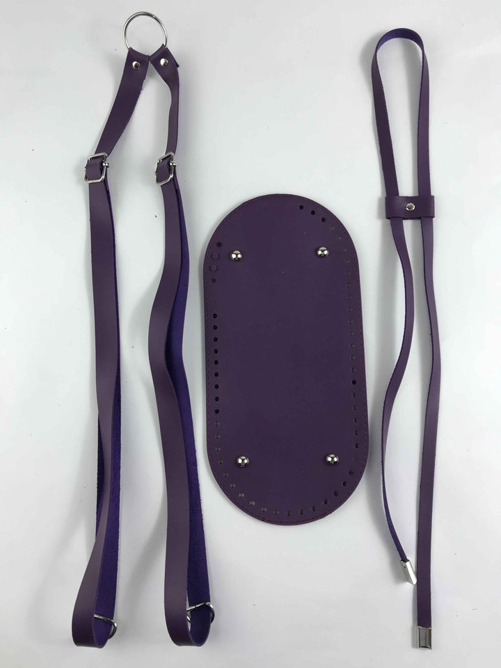 Deri Oval Halkalı Sırt Çanta Yapım Seti (27x13)