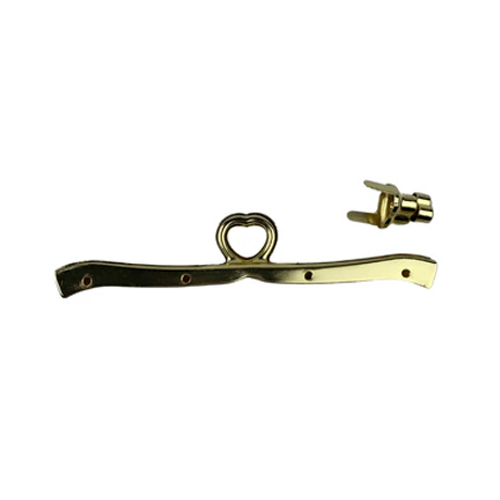 Kalpli Kilit Uzun Çıta Gold 12cm