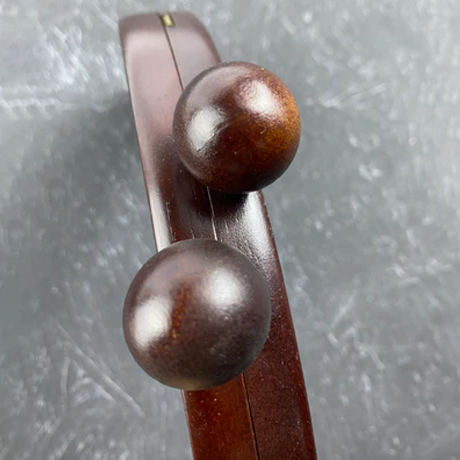Ahşap Boncuklu Çanta Bursu 20 cm