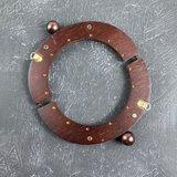 Ahşap Boncuklu Çanta Bursu 20 cm