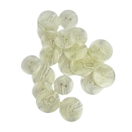 Krem-Beyaz Yansımalı 2 Boy Düğme