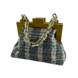 Krem-Beyaz Zincir Model Ahşap 20 cm Çanta Sapı