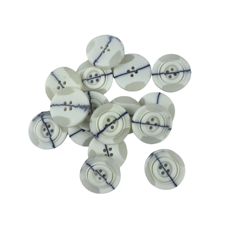 Krem Renk 4 Farklı Boy Düğme