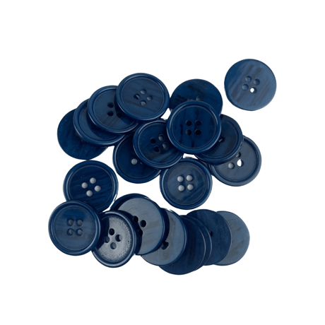 Lacivert Renk 4 Farklı Boy Düğme