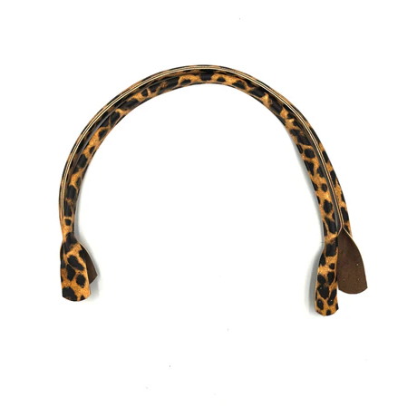 Leopar Desenli Çanta Sapı 70cm