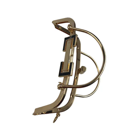 Lüx 20cm Saplı Metal Çanta Bursu