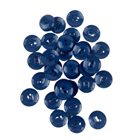 Mavi Parlak 2 Boy Düğme