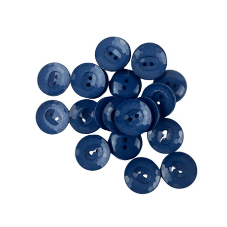 Mavi Parlak 2 Boy Düğme