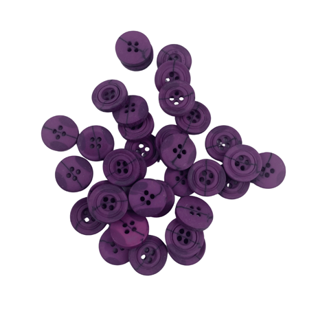 Mor Renk 4 Farklı Boy Düğme