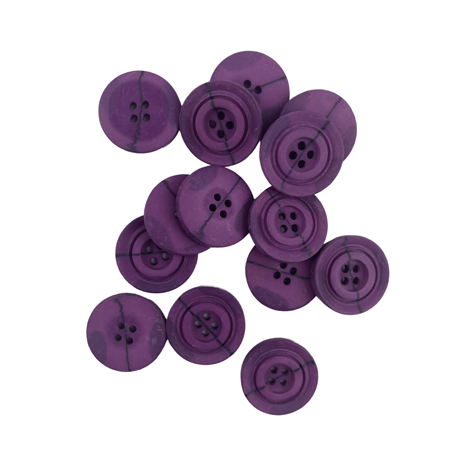 Mor Renk 4 Farklı Boy Düğme
