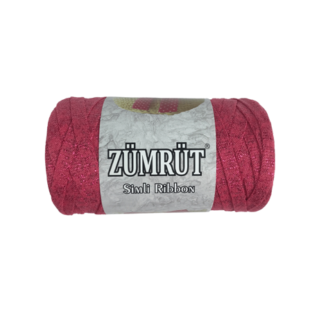 Zümrüt Simli Ribbon İp