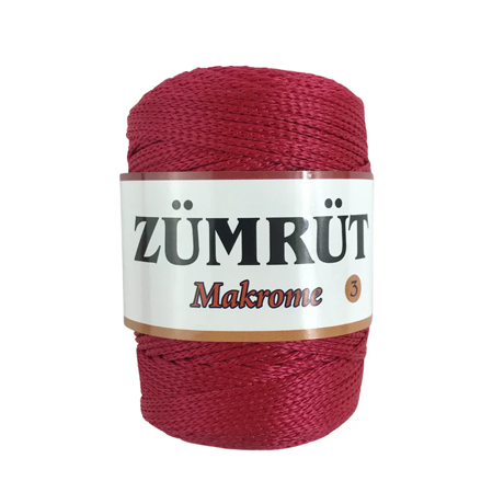 Zümrüt Polyester Makrome İpi No:3