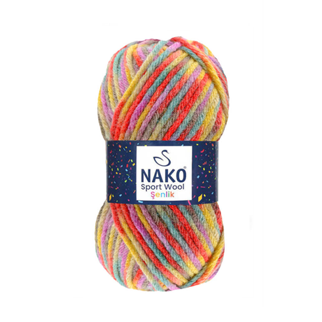 NAKO SPORT WOOL ŞENLİK El Örgü İplikleri