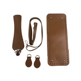 Deri Dikdörtgen Çanta Yapım Seti Kapaklı