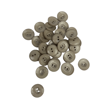 Taş Rengi Parlak 2 Boy Düğme