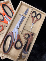 Titanyum Makas Seti Kahverengi