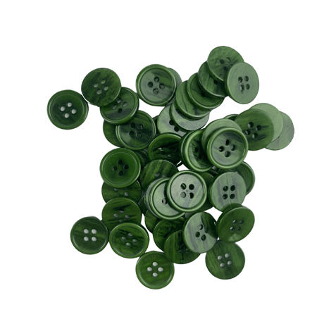 Yeşil Renk 4 Farklı Boy Düğme