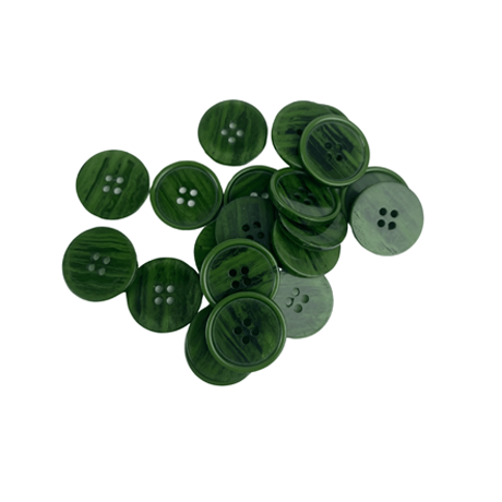 Yeşil Renk 4 Farklı Boy Düğme