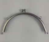 Gümüş Renk Çanta Klipsi Desenli