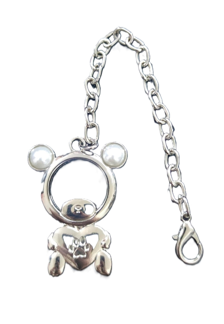 Ayıcıklı İncili Çanta Süsü 20 Cm