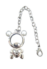 Ayıcıklı İncili Çanta Süsü 20 Cm