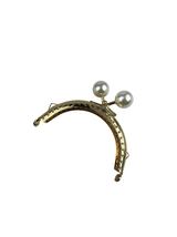 10 cm İncili Metal Cüzdan Bursu