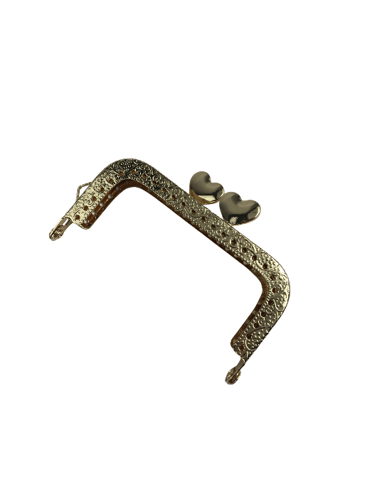 8 cm Kalp Metal Cüzdan Bursu