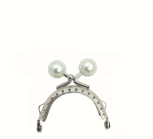 10 cm İncili Metal Cüzdan Bursu