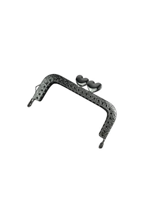 8 cm Kalp Metal Cüzdan Bursu