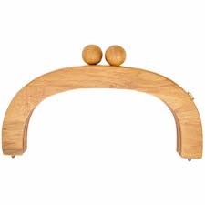 Ahşap Boncuklu Çanta Bursu 20 cm