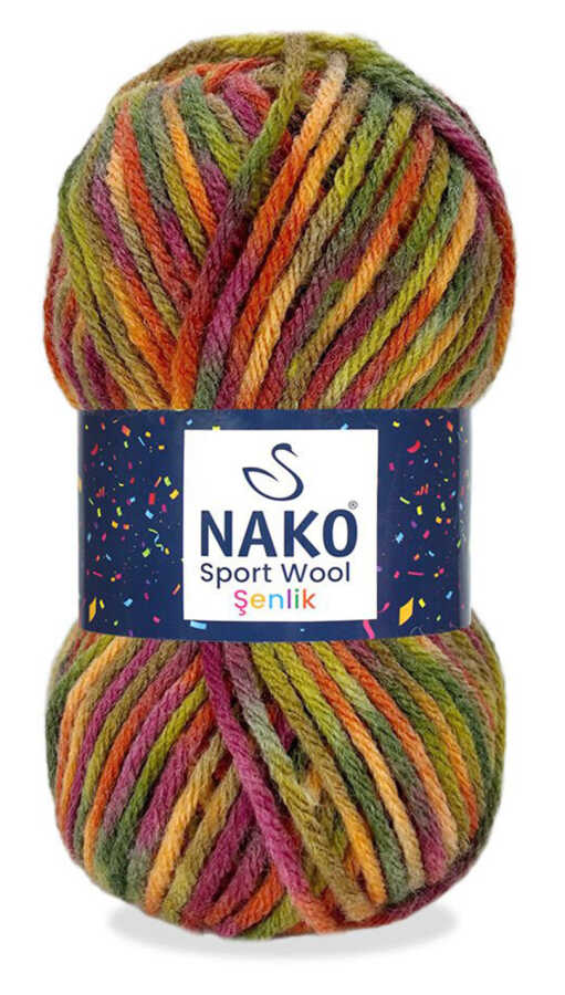 NAKO SPORT WOOL ŞENLİK El Örgü İplikleri Emir Yün Battaniyeipi Bereipi hırkaipi Kazakipi Kislikip Nako Nakosportwool Pancoipi Sportwool sportwoolsenlik Yunkarisimliip