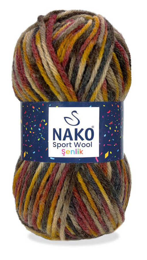 NAKO SPORT WOOL ŞENLİK El Örgü İplikleri – Emir Yün