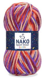 NAKO SPORT WOOL ŞENLİK El Örgü İplikleri